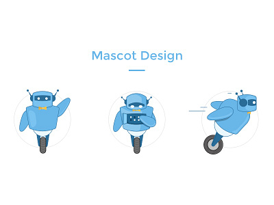 Mascot Design bot illustration robot webdesign
