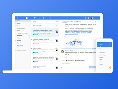 Introducing Twist, the team communication app android app communication ios mac mobile team threads ui