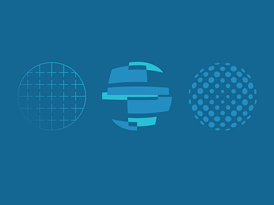 Globes blue digital finance globes icons logos payments world