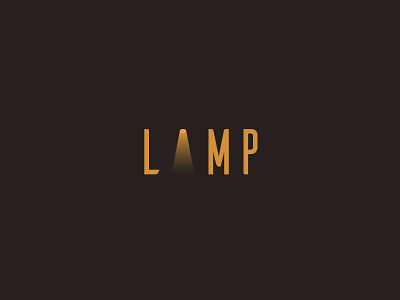 Lamp concept graphic design lamp light logo logo design minimalistic