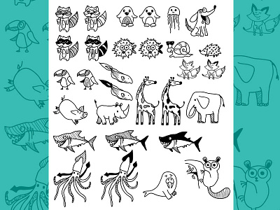 Animals animals graphic vector