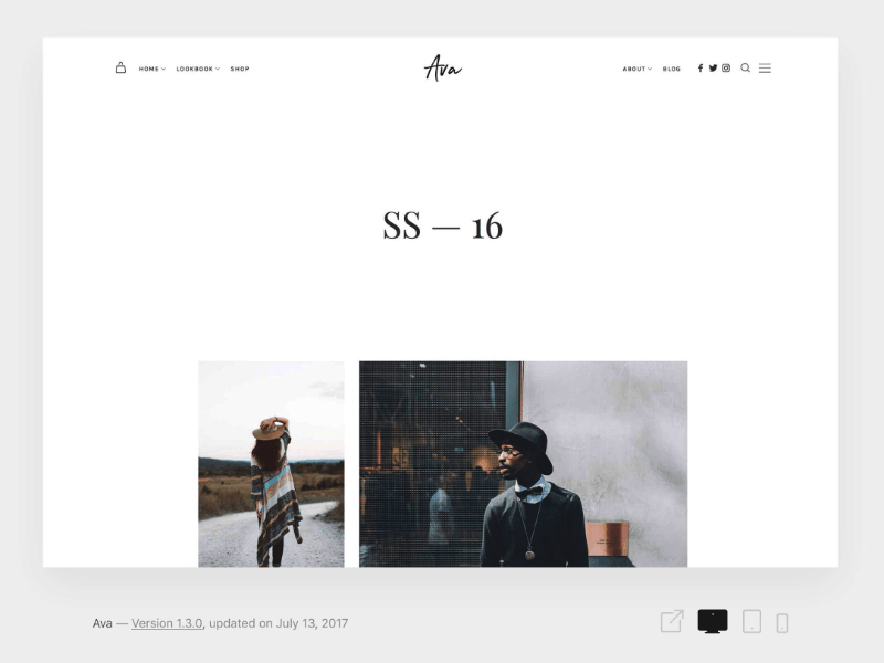 ThemeBeans — Responsive Viewer animation clean ipad iphone theme theme shop themebeans website wordpress wordpress themes