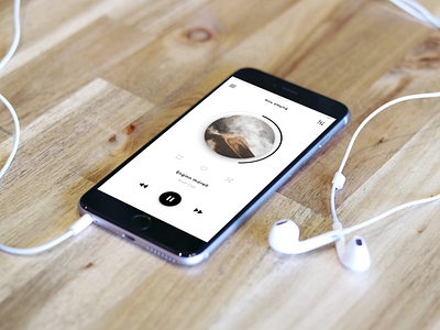 Tuneful | Simple Music iOS App Design app design mobile app ui ui design user interface ux design