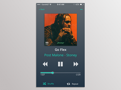 Mobile Music Player ios mobile mobile music player music player post malone