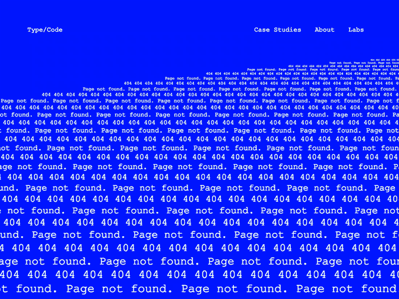 Four-oh-four Marquee 404 error marquee og web ui website