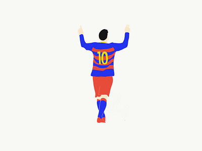 Unlimited Year art celebration design digital graphic design illustration messi minimal modern pop art simple soccer