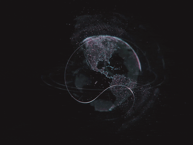 Earth Motion Exploration 3d ae after effects animation motion design particles planet video