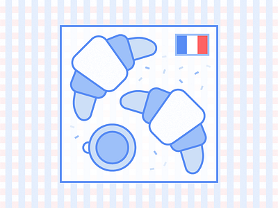 Le Quatorze Juillet bastille coffee croissant france french national picnic