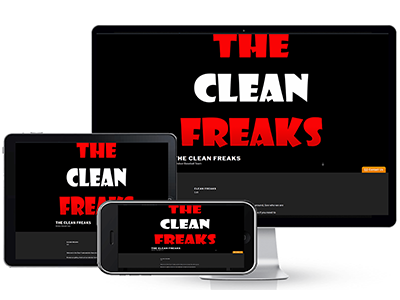 The Clean Freaks responsive web design website website design