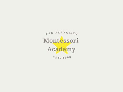 SFMA Star branding logo mark montessori san francisco school star