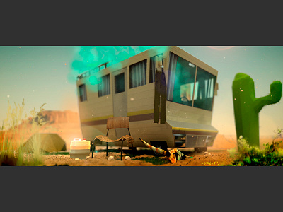 Breaking Bad Fan Art 3d breaking bad fan art rv