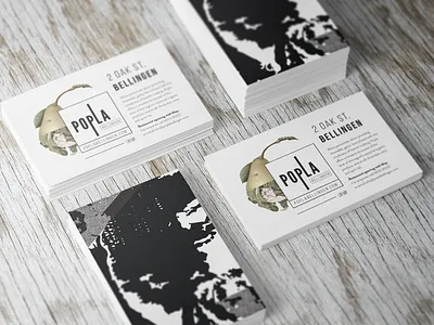 Postcards botanical branding digital collage food identity print design restaurant vegetables