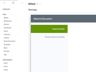 Alberta Education Styleguide