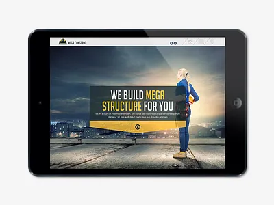 Interactive Construction Template construction brochure e magazine indesign interactive interactive brochure interactive construction ipad airretina lander property real estate real estate agent tablet magazine