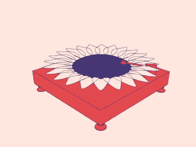 Here Comes the Sun after effects c4d cinema 4d flower gif loop