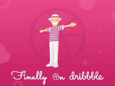 Hello Dribbble! art css design design first shot illustration photoshop responsive design web design