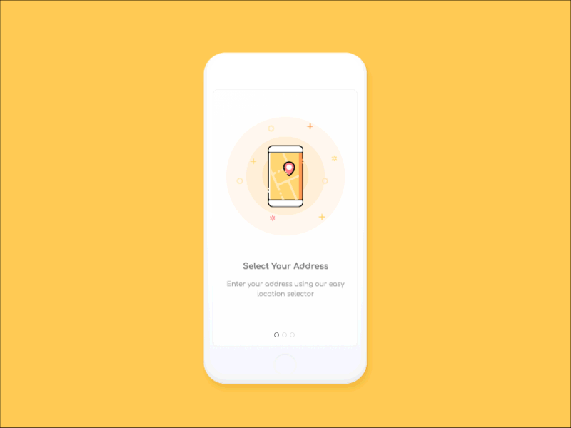 Food Delivery App Onboarding cart delivery guy food delivery app food menu location selector mockup onboarding restaurants rohit bind