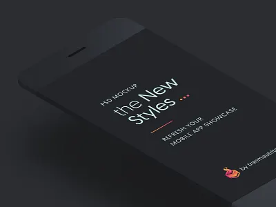 [WIP] New Minimalistic Phone Mockups: Dark Style download free freedownload iphone iphone7 mockup mockups photoshop psdmockup screen screens template