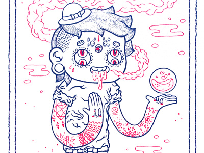 ☁️🎩☁️ Freak ☁️🎩☁️ cartoon chapeau character freak freaks freax hat illustration