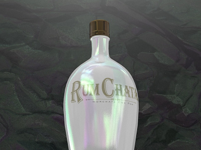 Rumchatabottle 3d bottle cinema 4d design party render rumchata