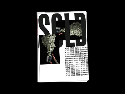 Sold design digital editorial gradient icon illustration layout logo magazine print type typography