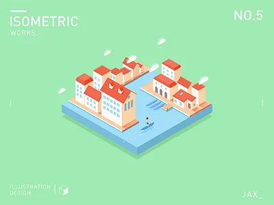 Little story NO.5 design illustrator isometric ps vector