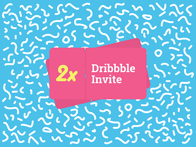 Ahoy! draft dribbble invite illustratin invite