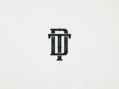 TD Monogram branding letters logotype monogram symbol typography