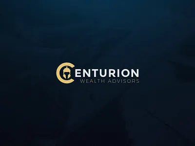 Centurion Wealth Advisors // Logo Design centurion helmet logo