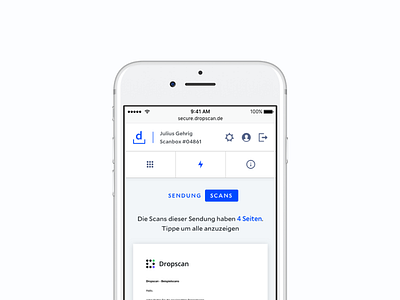 Dropscan - Scan Mobile dropscan ios mobile web app