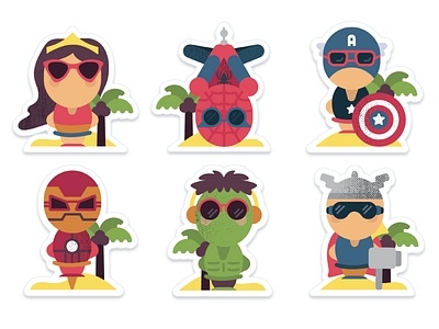 Superheroes In Cali captainamerica comicon hulk ironman marvel sandiego spiderman superheroes thor wonderwoman