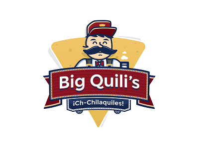 Big Quilis: Chilaquiles character chilaquiles food logo mexico restaurant train
