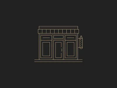 Barbershop Music Appreciation Day barbershop illustration linework