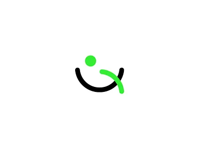 Physiotherapy Eva Cermakova - Symbol abstract black flexibility green healthy logo physiotherapy symbol