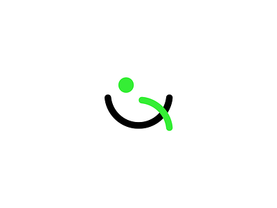 Physiotherapy Eva Cermakova - Symbol abstract black flexibility green healthy logo physiotherapy symbol