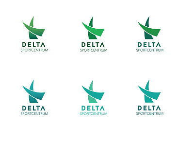 Delta Sportcentrum color delta design fitness logo sport