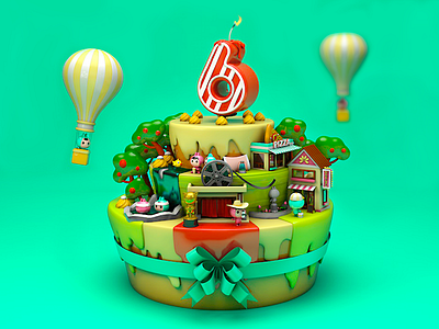 happy birthday c4d