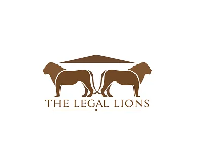 The Legal Lion adobe illustration logo creation