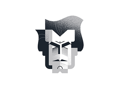 Twin Peaks' Creepy Leland abstract dark evil geometry grain illustration leland scary twin peaks vector