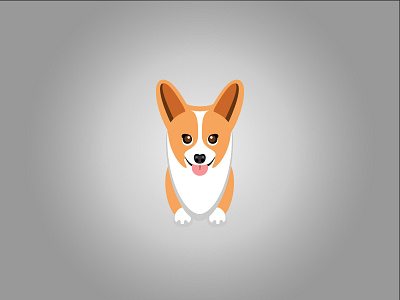 Corgi illustration animal best friend breed corgi cute dog identity illustration logo pet