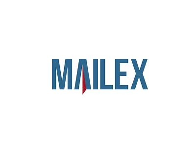 Mailex for shipping logo brand branding compass icon identity logo mail shipping type typeface typography