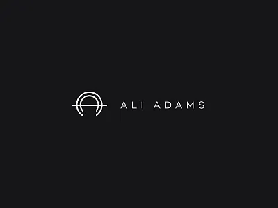 Ali Adams Brand Identity - Logo ali adams branding design digital logo portfolio web website