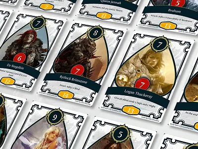 Guild Wars 2 Card Game Exotic Cards 2/4 card game cards ccg guild wars 2