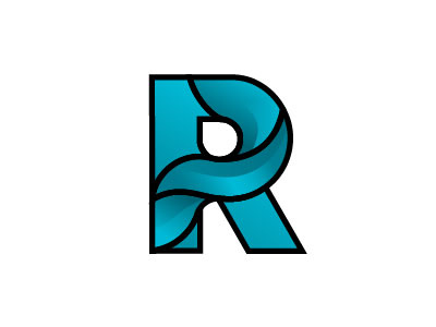 Reside Estates Logo Concept blue hand lettering home houses letter logo minimalism monogram r real estate smooth typography