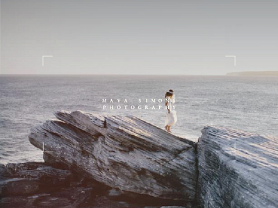 Maya Simons branding identity logo photography