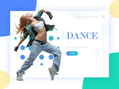 Dance colors dance dancer design gradients graphic typography vector web