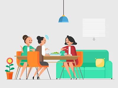 Illustrations for AIA korea design graphic illustration