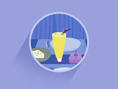 Table one scene a have meal，delicious