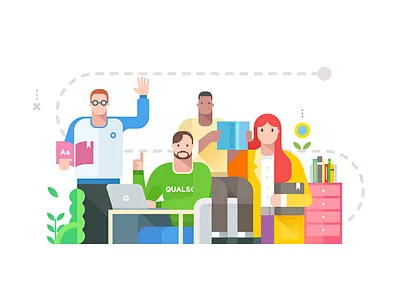 Illustrations for Band design graphic illustration