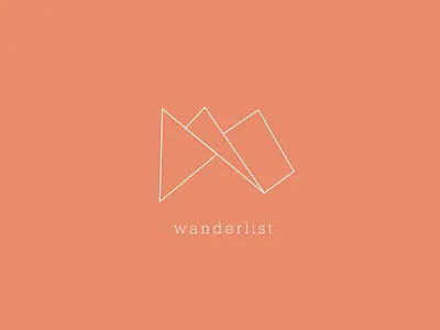 Wanderlist bucketlist logo map plane travel w wanderlist wanderlust